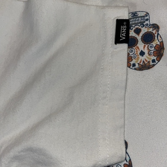 Vans White Rainbow Tee size 5 kids - Picture 3 of 5